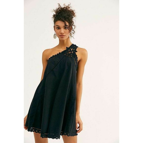 Free People Dresses & Skirts - Free People Billie Battenburg One Shoulder Dress S